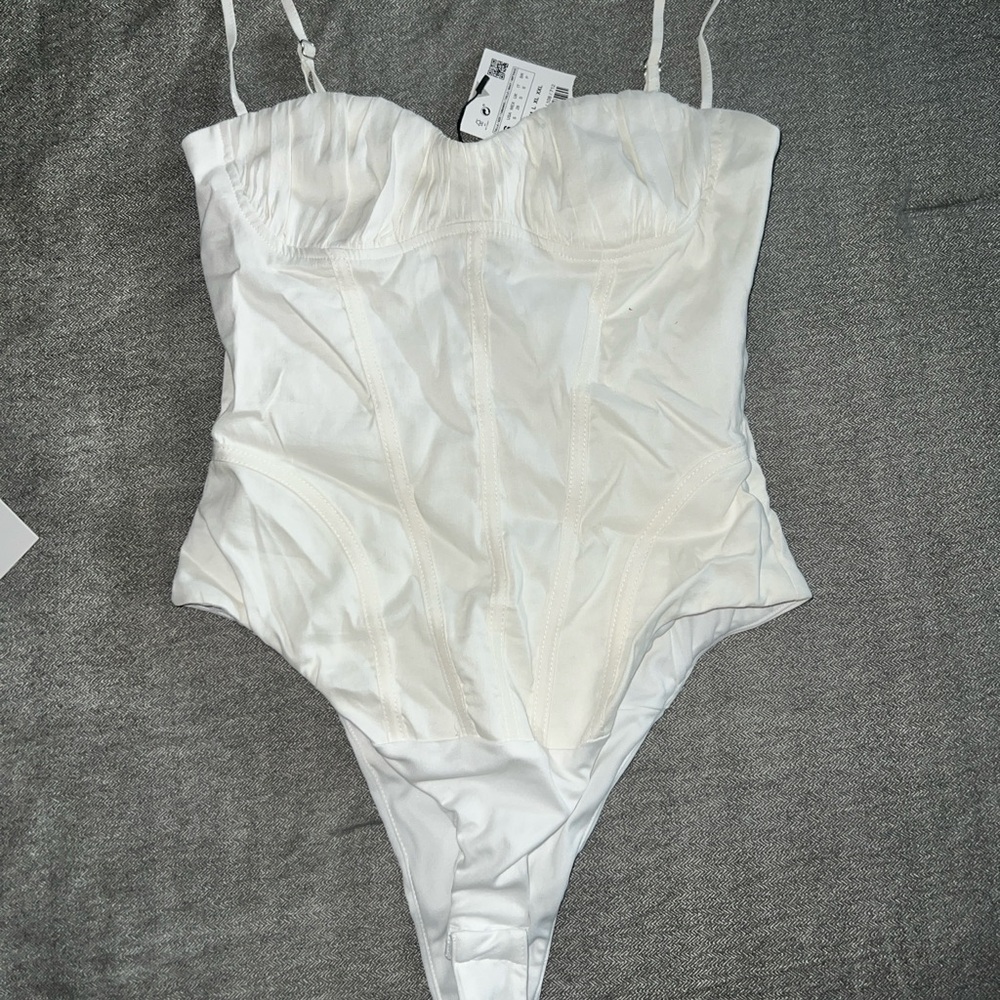 Zara White Bodysuit